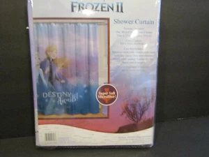 Disney FROZEN II Tenda Doccia DESTINY WITS Microfibra Super Morbida 70"x 72-NUOVA - Foto 1 di 5