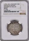 1396-1421 Crusader Rhodes Philibert Of Naillac Gigliato Crusader NGC MS62