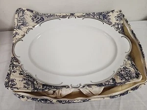 Heinrich - H&C Platinum Baroque Selb Bavaria Germany Platter 16" x 11" - Picture 1 of 7