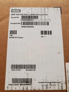 CONMUTADOR HPE OfficeConnect 1820-24G-PoE+ 2SFP (185w) renovación f/s j9983a j9983a#aba  - Imagen 1 de 2