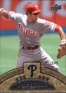 2009 Upper Deck Ballpark Collection Baseball #16 Chase Utley 384/699