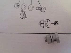 Schwinn Brake Cable Anchor for 1969-73 Krate Bicycle-Sting-ray Bike-ATOM / DISC - Picture 1 of 6