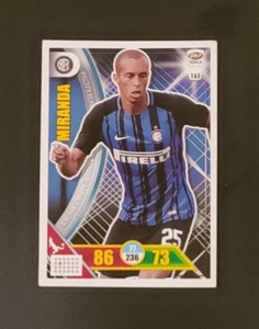 INTER MILAN FOOTBALL CLUB MIRANDA 2017 PANINI ADRENALYN CARD DIFENSORE # 165 IM - Picture 1 of 2