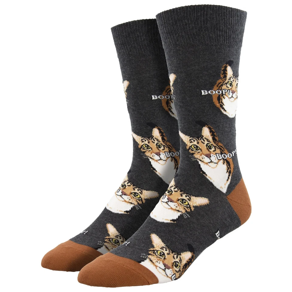 Calcetines Socksmith Para Hombre Calcetines Boop Gatito Gatos Animal Novedad Calzado Foto 1 de 1