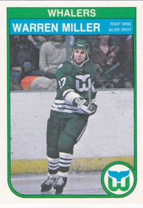 82/83 OPC...WARREN MILLER...CARD # 127...WHALERS...FREE COMBINED SHIPPING - Bild 1 von 1