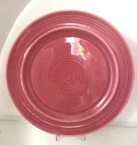 COLORSTAX Pink Rose Midcentury Dinner Plate by METLOX - POPPYTRAIL - VERNON - Picture 1 of 4