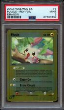 Plusle PSA 9 8/97 Ex Dragon REVERSE HOLO Pokemon Card 337