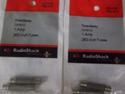 РАДИО SHACK 270-0153 (ЛОТ-ИЗ-2) 1-А 250-V ПРЕДОХРАНИТЕЛИ КЕРАМИЧЕСКИЕ «T-ЗАДЕРЖКА» 1-1/4 «X1/4» - Изображение 1 из 4