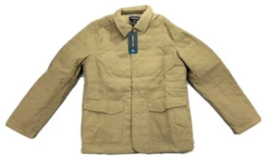 Kenneth Cole Mens coat Sz M Brown quilted insulated coat modern New MSRP $225 - Picture 1 of 16