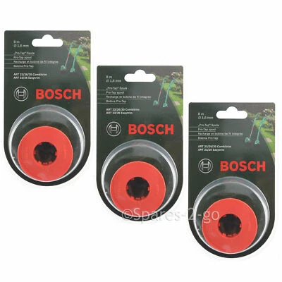BOSCH Strimmer Grass Trimmer Spool Pro Tap Line Feed ART 23 26 30 COMBITRIM 24m - Image 1 of 2