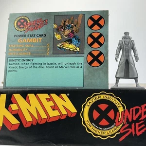 1994 Gambit X-Men Under Siege Board Game Replacement Figure & Power Stat Card - Picture 1 of 5