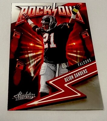 2023 Absolute Deion Sanders Rock Out #5 Atlanta Falcons - Image 1 of 2