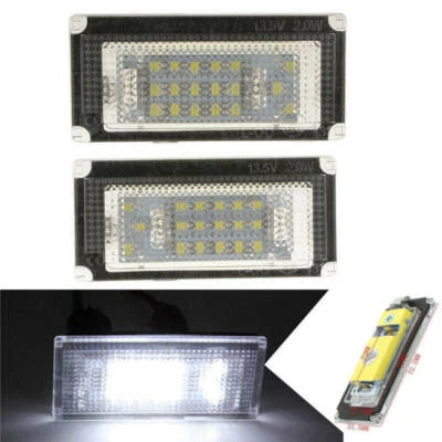 pour Mini Cooper R50 R52 R53 LED Plaque de D'immatriculation Eclairage Lumières - Photo 1/4