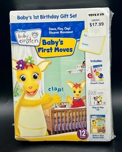 NEW NIP Baby Einstein - Baby's First Moves Birthday Gift Set (DVD, 2009) - Picture 1 of 3
