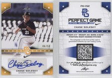 2015 Leaf Perfect Game National Showcase Gold /50 Chase Solesky #PG-CS2 Auto