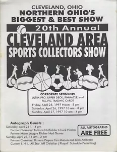 April 1997 20th Annual Cleveland Area Sports Collector's Show Program - Picture 1 of 2