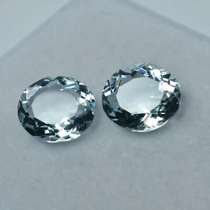 Natural Lite Blue Aquamarine 16.00 Ct CERTIFIED Oval Cut Gemstone Pendant Size - Picture 1 of 18