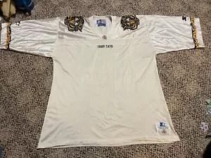 Vtg 90s Starter HAMILTON TIGER-CATS Official CFL Football JERSEY L Ti-Cats - Picture 1 of 5