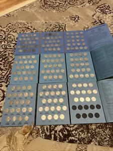 3 JEFFERSON NICKEL SET COMPLETE 1938-2015 PDS COINS Used folders - BU 50-D - Picture 1 of 14