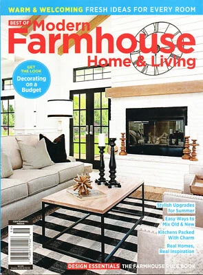 BEST OF MODERN FARMHOUSE HOME & LIVING Magazine 2022 Decorating On a Budget - Image 1 of 3