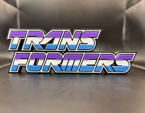 Transformers Decepticon Logo Schild Display | 3D Wand Schreibtisch Regal Kunst - Bild 1 von 4