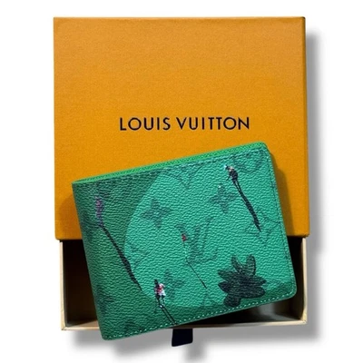Cartera Louis Vuitton LV Monograma Verde Golf Delgada Doble Plegable | ENVÍO RÁPIDO Foto 1 de 4