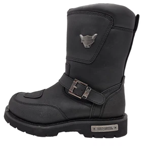 Harley-Davidson Men's Shift Engineer Zip Black 9-Inch Motorcycle Boots D95115 - Picture 1 of 20