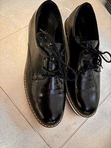 Johanna Schnürschuhe Halbschuhe m. Plateau Gr. 39 schwarz Sohle weiß Business - Bild 1 von 8