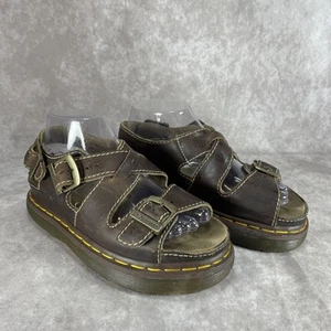 Vintage Dr Marten Sandals Women’s US Size 7 Brown - Picture 1 of 17