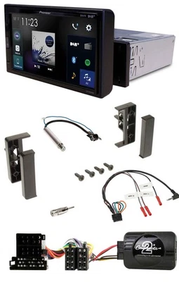 Pioneer DAB Lenkrad Bluetooth USB Autoradio für Audi A2 A3 A4 A6 1999-2000 - Bild 1 von 4