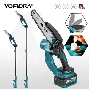 8'' Akku Kettensäge 2IN1 Teleskop Astsäge Astkettensäge Mit 2Akku und Ladegerät - Bild 1 von 23