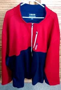 IZOD Advantage Performance Elástico Para Hombres 6XL Suéter Cremallera Completa Chaqueta Tejido Pesado - Imagen 1 de 5