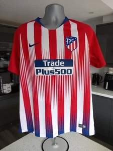 Athletico Madrid Home Shirt Size Adult L Large 2017/18 Shirt - Picture 1 of 3