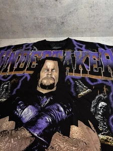 Undertaker Men's Shirt XXL WWE WWF Limited Run All Over Print - Picture 1 of 9