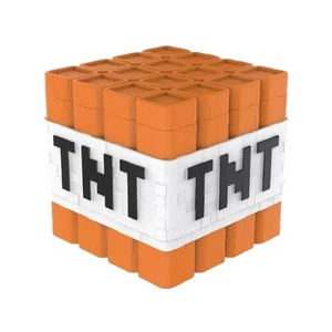 Minecraft Movie TNT Popcorn Bucket Container Popcorn Storage Bucket - Picture 1 of 6