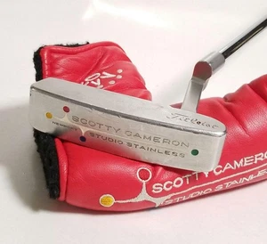 Scotty Cameron Studio Stainless Newport Beach Putter RH SS with Putter Cover - Picture 1 of 13