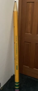Vintage 1979 Pop Eye Productions Giant Pop Art Wood Ticonderoga #2 Pencil - Picture 1 of 18