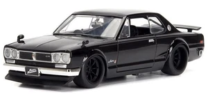 JADA TOYS - 1971 negro NISSAN Skyline 2000 GT-R por Brian Fast And Furious - ... - Imagen 1 de 7