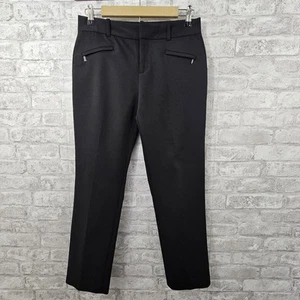 Calvin Klein Zip Pocket Damen Karrierehose schwarz Größe 4 - Bild 1 von 5