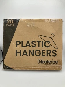 Plastic Hangers Durable Slim Stylish 20 Pack Purple Modern Home - Picture 1 of 6