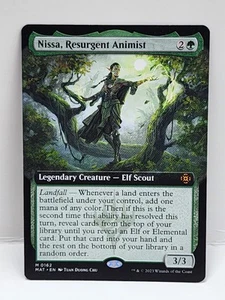 1x EXTENDED Nissa, Resurgent Animist, NM, MAT, Magic: the Gathering, MtG - Bild 1 von 6