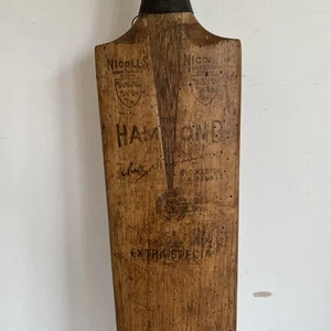 Vintage Nicolls The Hammond Autograph Cricket Bat - Picture 1 of 7