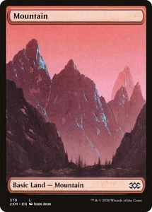 Mountain (379) FOIL NM Doppio Masters MTG - Foto 1 di 1