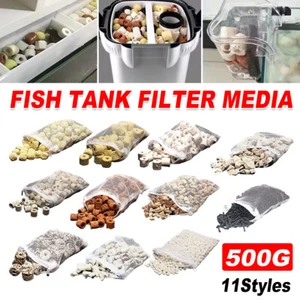 500g Ceramic Bio Ball Filter Media Biological Rings for Aquarium Fish Tank Pond - Picture 1 of 34