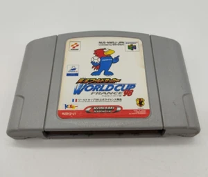 Nd139 Nintendo 64 Jikkyo World Soccer WORLD CUP FRANCE 98 Japan soft only - Picture 1 of 1