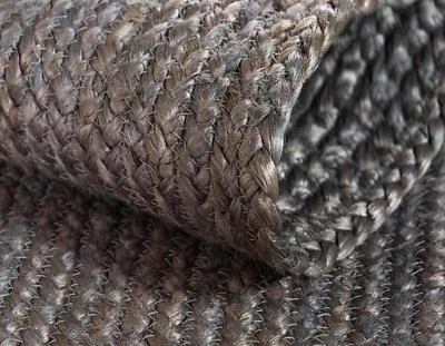 Jute Rug Natural Indian braided Bohemian Rag Rug, home decor Grey Carpet runner - Image 1 of 4