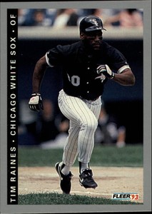 1993 Fleer Baseball Card #209 Tim Raines