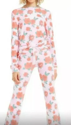 Wildfox Baggy Beach Jumper Floral Roses Shirt Pants Set Soft SZ S NWOT Rare - Image 1 of 4