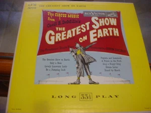 THE GREATEST SHOW ON EARTH nm- 10" mono lp on RCA VICTOR 1952 - Picture 1 of 2