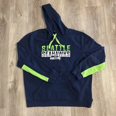 Sudadera con Capucha Seattle Seahawks NFL Fanatics Bolsillo Central Talla Hombre’s XL Foto 1 de 4